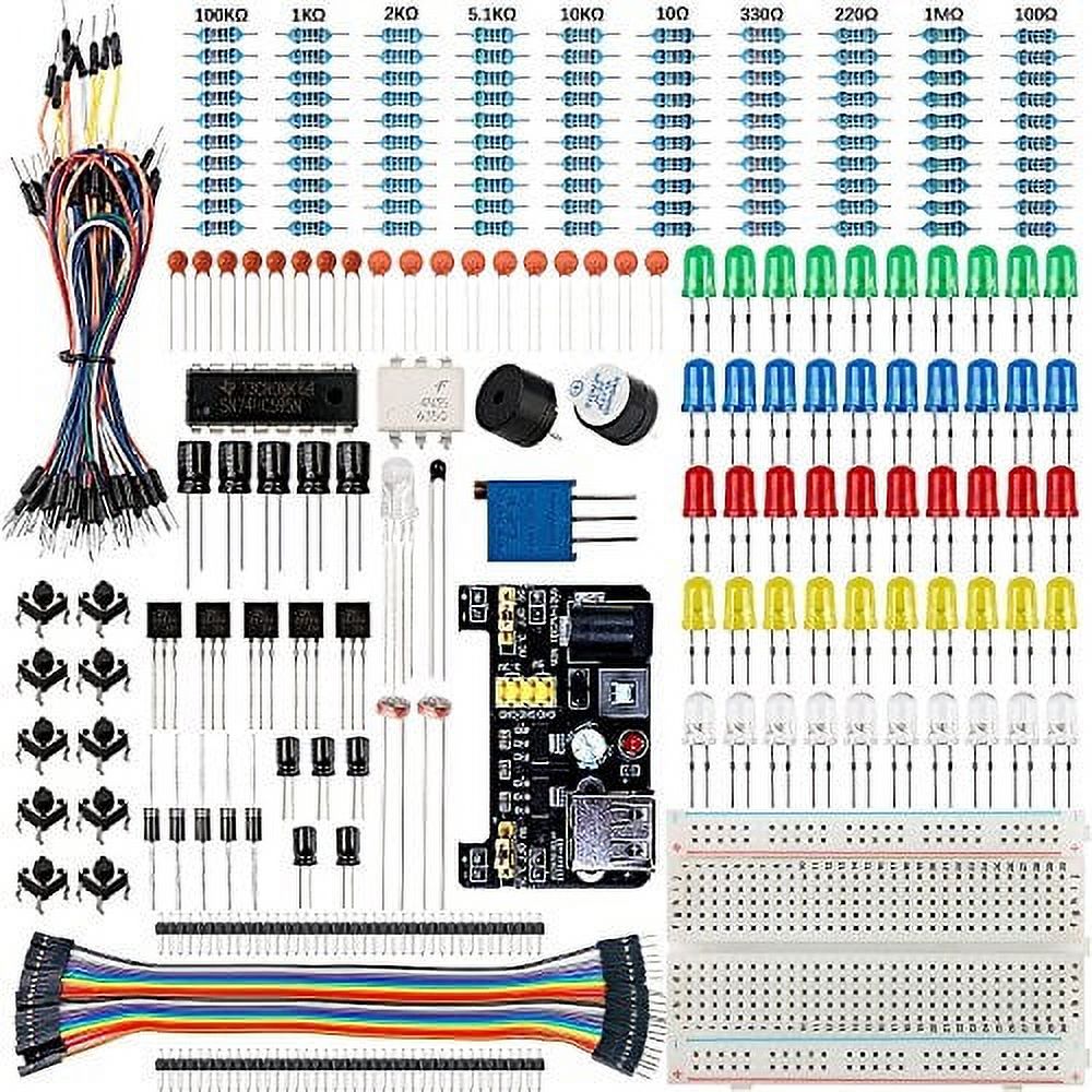 smraza basic starter kit with breadboard,power supply,jumper wires