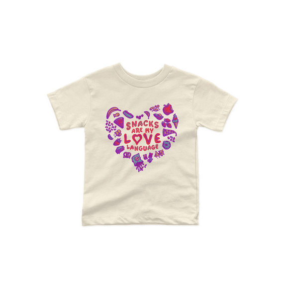 snacks are my love language kids t-shirt