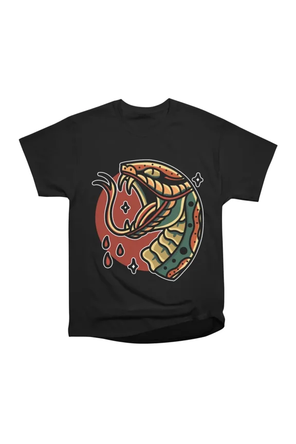 snake head T-Shirt Tee Gift For Him Merch For Her Apparel For Friend