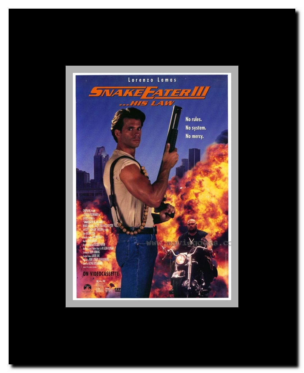 snakeeater 3 Framed Movie Poster