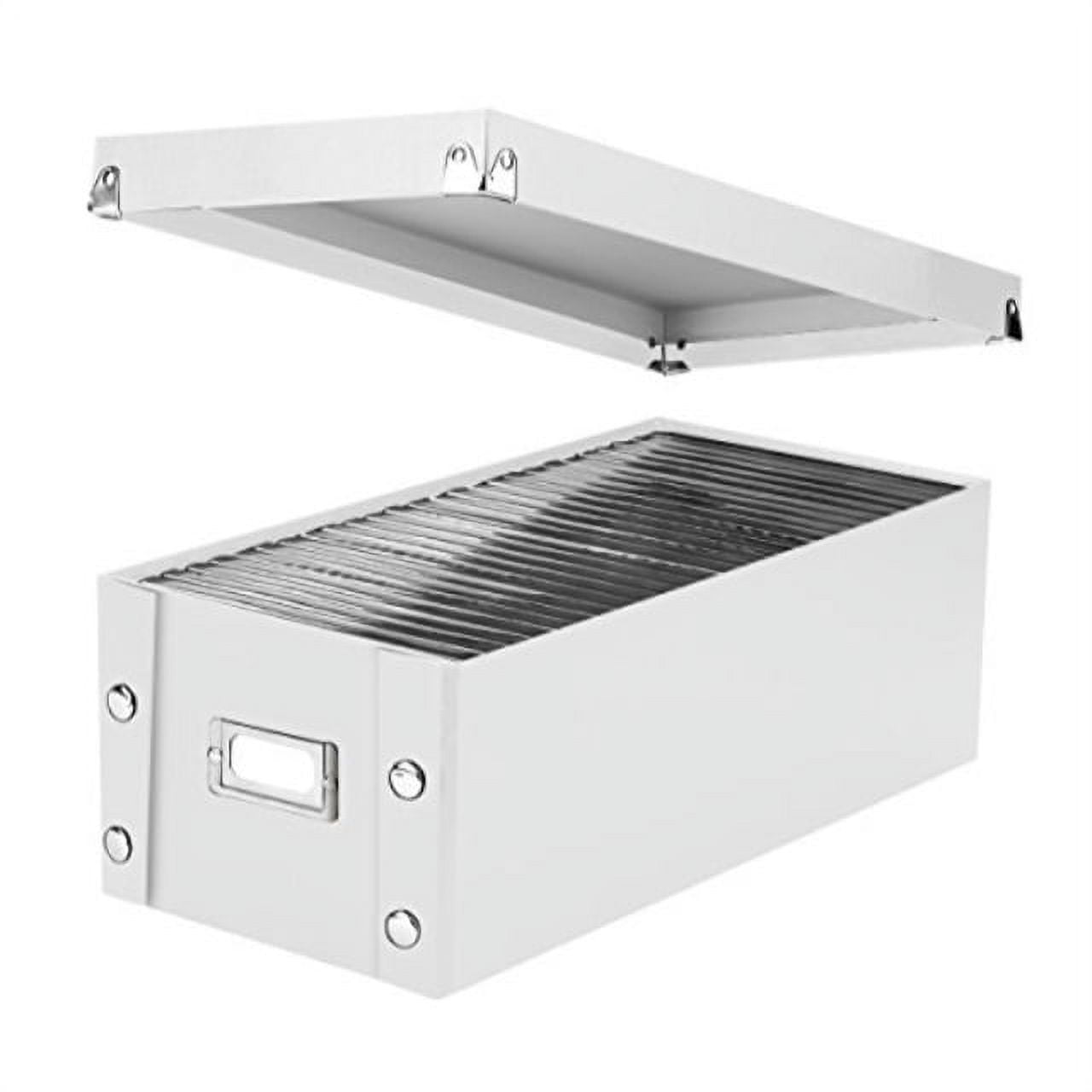 snapnstore dvd storage box, 6" x 8.25" x 16.5", holds up to 26 dvds