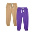 thumbnail image 1 of snilers 2 Pack Boys Sweatpants Workout Gym Athletic Pants Fall Winter Stretch Closed Bottom Trousers Drawstring High Waisted Joggers 9 Years, 1 of 1
