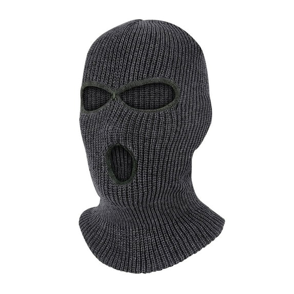 snilers Balaclava Face Mask Men 3 Hole Windproof Breathable Warm Ski Mask Neck Warmer Full Head Cover Winter Hat for Halloween Motorcycle