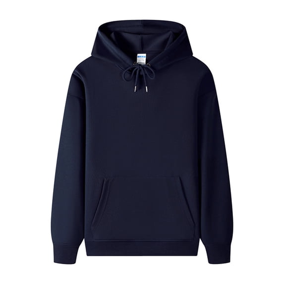 snilers Big and Tall Hoodies for Men Long Sleeve Hooded Cotton Pullover Soft Solid Color Basic Sweatshirts Loose Fit Workout Outerwear with Kangaroo Pocket