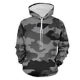 thumbnail image 1 of snilers Big and Tall Mens Hoodies Long Sleeve Hooded Sweatshirts Camo Printed Lightweight Casual Pullover Athletic Tops S-4XL, 1 of 3