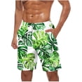 thumbnail image 1 of snilers Big and Tall Mens Swim Trunks 3D Graphic Print Board Shorts Casual Hawaiian Summer Beach Shorts with Pocket, 1 of 5