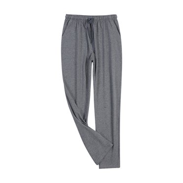 Men Cargo Pants Multi Pockets Elastic Waist Drawstring Solid
