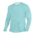 thumbnail image 1 of snilers Big and Tall Sweatshirts for Men Long Sleeve Round Neck Pullover Solid Color Workout Hiking Sweatshirt Loose Fit Fall Tops M-5XL, 1 of 3