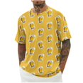 thumbnail image 1 of snilers Big and Tall T Shirts Men Crew Neck Short Sleeve Pullover Stretch Trendy 3D Graphic Print Tee Shirts Summer Beach Casual Shirts, 1 of 5