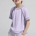 thumbnail image 1 of snilers Boys Active Athletic Performance T-Shirt Summer Short Sleeve Tee Tops Teens Raglan Color Block Crewneck Shirts 3-16 Years, 1 of 7