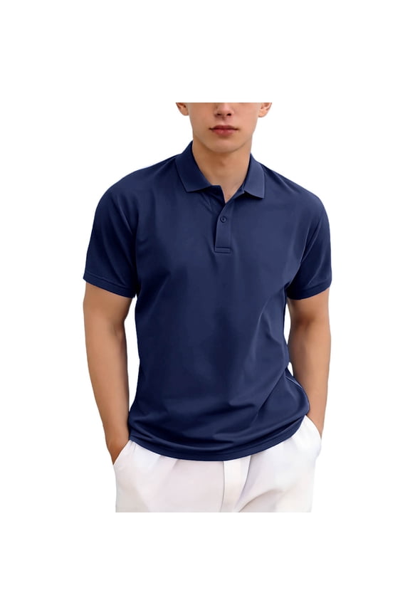 Boys Performance Golf Shirt Summer Short Sleeve Collared Shirts Youth Stretch Quick Dry Athletic T-Shirt 3-12 Years