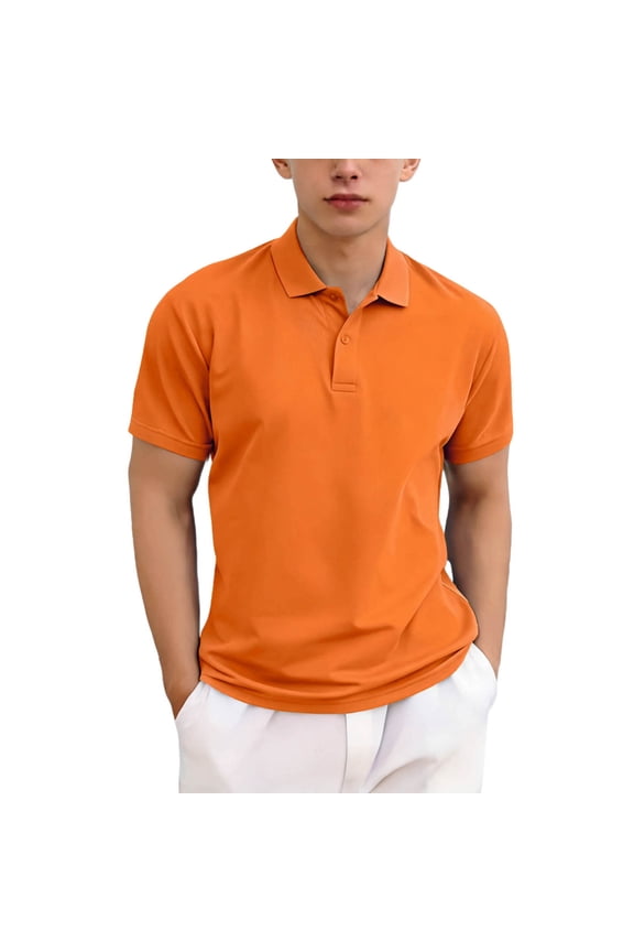 Boys Performance Golf Shirt Summer Short Sleeve Collared Shirts Youth Stretch Quick Dry Athletic T-Shirt 3-12 Years