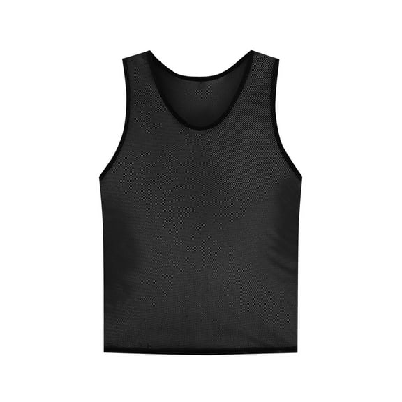 snilers Boys Tank Tops Sleeveless V Neck Solid Color Basic Athletic Tops Training Active Summer Vest 2-16 Years