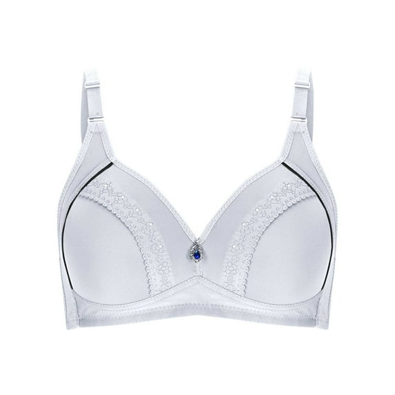 snilers Bras for Women No Steel Ring Embroidered Large Bust Bra Comfortable High Support T-Shirs Bras Breathable Everyday Bras