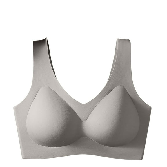 snilers Bras for Women No Underwire Seamless Wireless T Shirt Bras Supportive Full Coverage Bralettes Comfort V Neck Push Up Bra