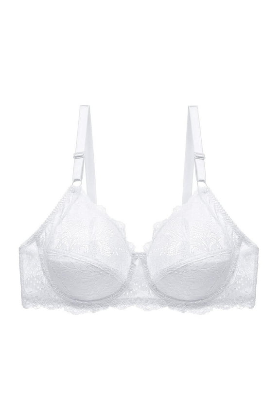 Bras for Women Underwire Large Bust Push Up Bras Lace Full Coverage Brass Everyday Bras