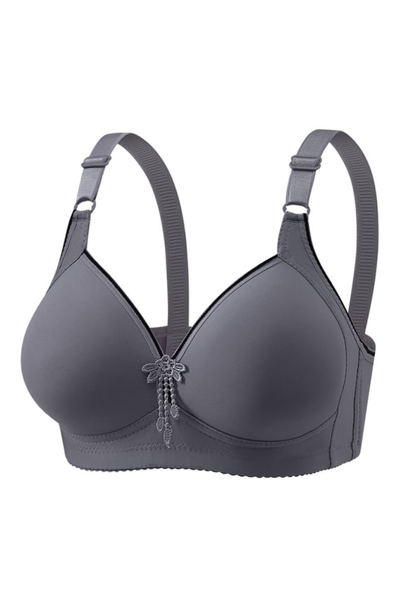 Brass for Women No Steel Ring Full Coverage Push Up Bras Comfortable Large Bust Wireless Bras