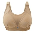 thumbnail image 1 of snilers Brass for Women No Underwire Breathable Mesh Racerback Bras Full Coverage Push Up Bras, 1 of 3