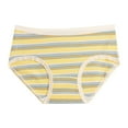 thumbnail image 1 of snilers Cotton Underwear for Women Mid Waist Stripes Briefs Full Coverage Soft Breathable Stretchy Underwear, 1 of 4