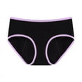 thumbnail image 1 of snilers Cotton Underwear for Women No Show Seamless Comfy Briefs Breathable Postpartum Stretchy Panties, 1 of 2