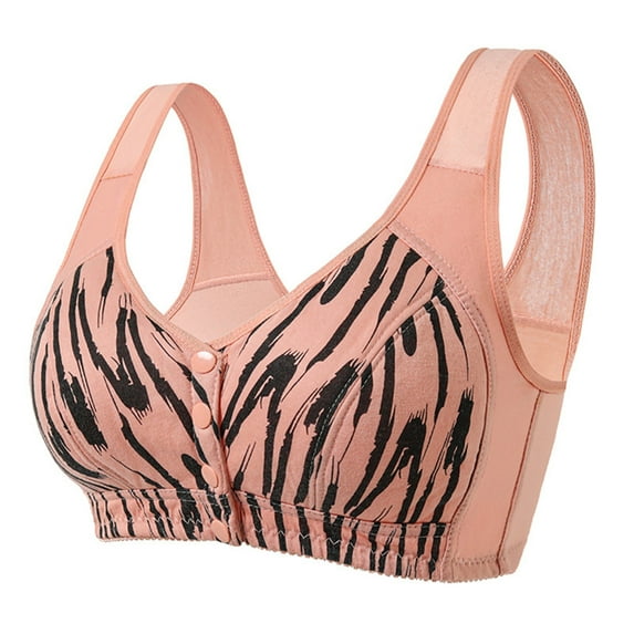 snilers Daisy Bras for Older Women No Underwire Front Closure Breathable Wireless Bras No Underwire Large Bust Everyday Bras