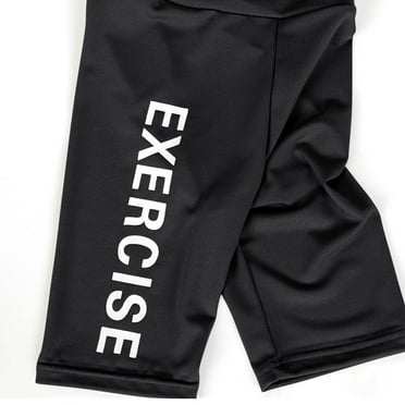 snilers Girl's Bike Shorts Elastic High Waist Cycling Workout Yoga Shorts Summer Athletic Leggings Stretch Active Bottoms