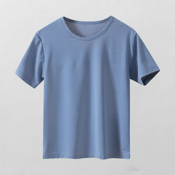 snilers Girls Short Sleeve Athletic T Shirt Casual Crewneck Basic Tees Summer Active Gym Workout Tops for Teens Kids 3-16 Years