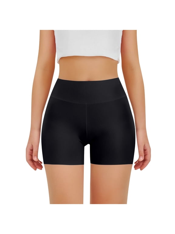 snilers Girls Shorts Comfy Stretch High Waisted Yoga Dance Biker Shorts Gymnastics Spandex Volleyball Beach Summer Trousers for Kids 4-13 Years