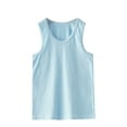 thumbnail image 1 of snilers Girls Tank Tops Scoop Neck Sleeveless Shirts Solid Color Camisoles Undershirt Soft Comfortable Summer Blouses Size 1-10 Years, 1 of 6