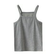 thumbnail image 1 of snilers Girls Tank Tops Sleeveless Square Neck Summer Vest Spaghetti Strap Solid Color Undershirt Size 3-14 Years, 1 of 3