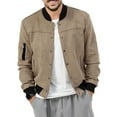thumbnail image 1 of snilers Jackets for Men Trendy Color Block Shirt Jacket Breasted Stand Collar Stretch Shacket Lightweight Baggy Casual Outwear with Pockets, 1 of 1