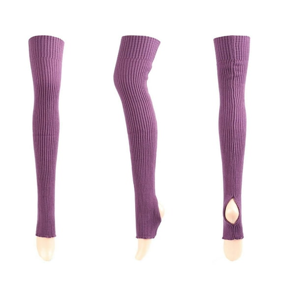 snilers Leg Warmers for Women Girls 80s Ribbed Knit Leg Warmer Soft Comfy Sports Party Dance Accessories Multicolour