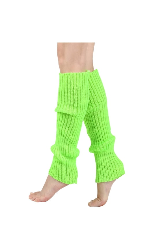 Leg Warmers for Women Ribbed Knitted 80s Boot Socks Comfy Stretchy Winter Warm Yoga Party Sports Fashion Accessories 2024