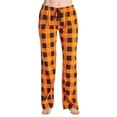 thumbnail image 1 of snilers Lounge Pants Women Straight Leg Sweatpants Casual Trendy Fall Winter High Waisted Trousers Plus Size Plaid Pants, 1 of 4