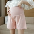 thumbnail image 1 of snilers Maternity Shorts Over The Belly Lace Wide Leg Pregnancy Lounge Pajama Shorts Women Active Athletic Workout Yoga Pants M-2XL, 1 of 3