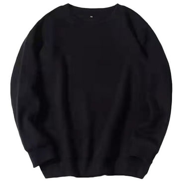snilers Men's Fleece Sweatshirts 2024 Crewneck Solid Color Basic Pullover Long Sleeve Comfy Soft Fall Athletic Work Shirt 2024