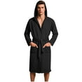 thumbnail image 1 of snilers Mens Bathrobe Casual Loose Long Sleeve Spa Robe Fall Winter Clothing Soft Comfy Lightweight Pajamas Loungewear with Pockets, 1 of 6