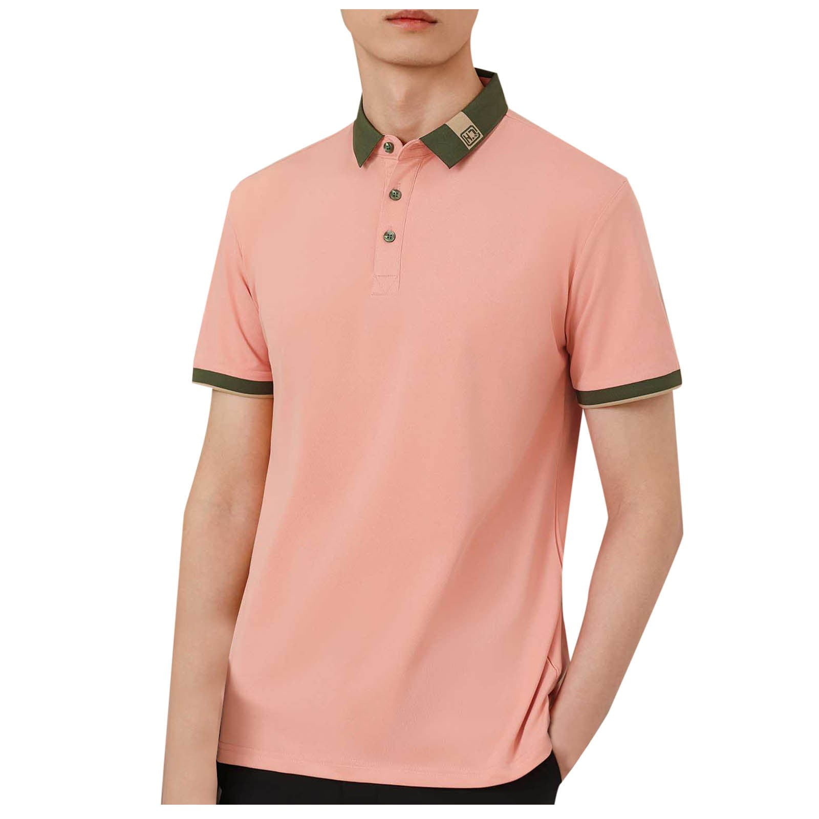 Men's Henley T-Shirt - Basic Casual Short Sleeve Top With Chest Pocket And Buttons, Crewneck Pullover - View #10