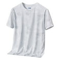 thumbnail image 1 of snilers Mens T-Shirts Crewneck Short Sleeve Fashion Casual Graphic Tees Textured Jacquard Tops Beach Summer Loose Blouses, 1 of 7