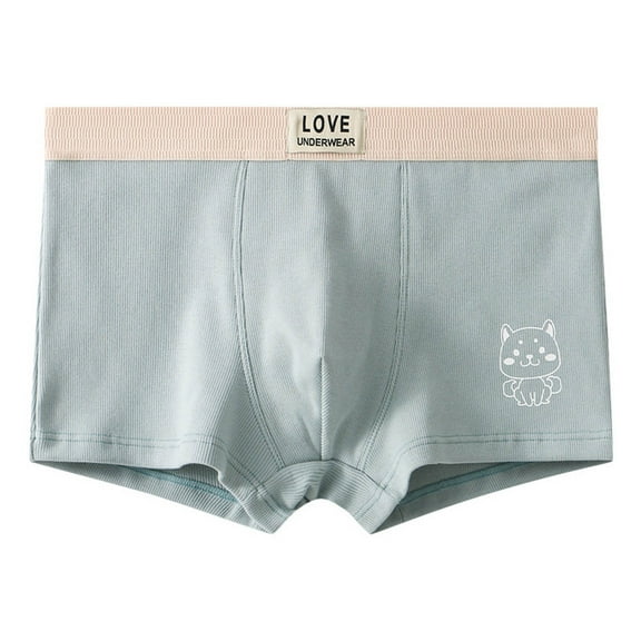 snilers Mens Trunks Underwear Comfortable Stretch Boxer Briefs Short Leg Covered Band Boxers Color Block Underpants