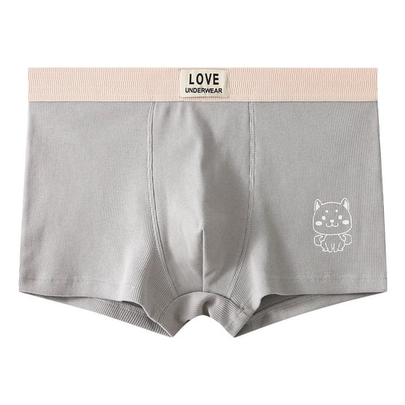 snilers Mens Trunks Underwear Comfortable Stretch Boxer Briefs Short Leg Covered Band Boxers Color Block Underpants
