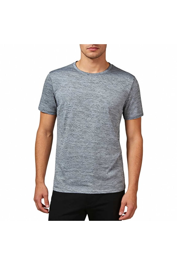 Mens Workout T Shirts Quick Dry Performance Moisture Wicking Tops Crewneck Gym Workout Athletic Tee Shirt S-3XL
