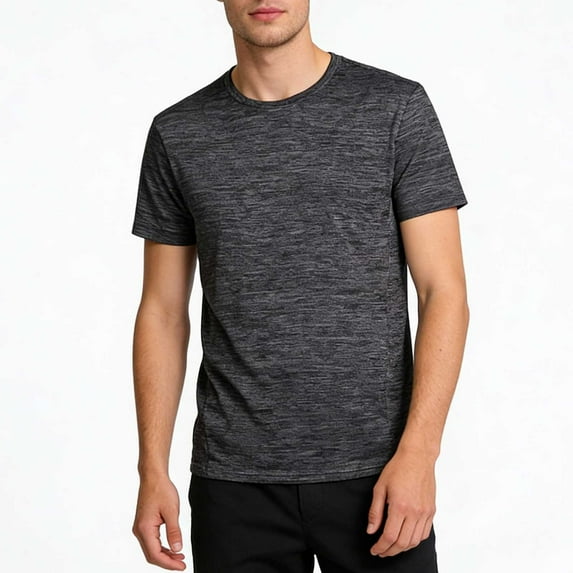 snilers Mens Workout T Shirts Quick Dry Performance Moisture Wicking Tops Crewneck Gym Workout Athletic Tee Shirt S-3XL