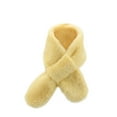 thumbnail image 1 of snilers Neck Scarf for Toddler Boys Girls Thick Warm Winter Faux Furs Neck Warmer Fashion Cute Solid Neck Wraps Scarves for Kids 1-12 Years, 1 of 3