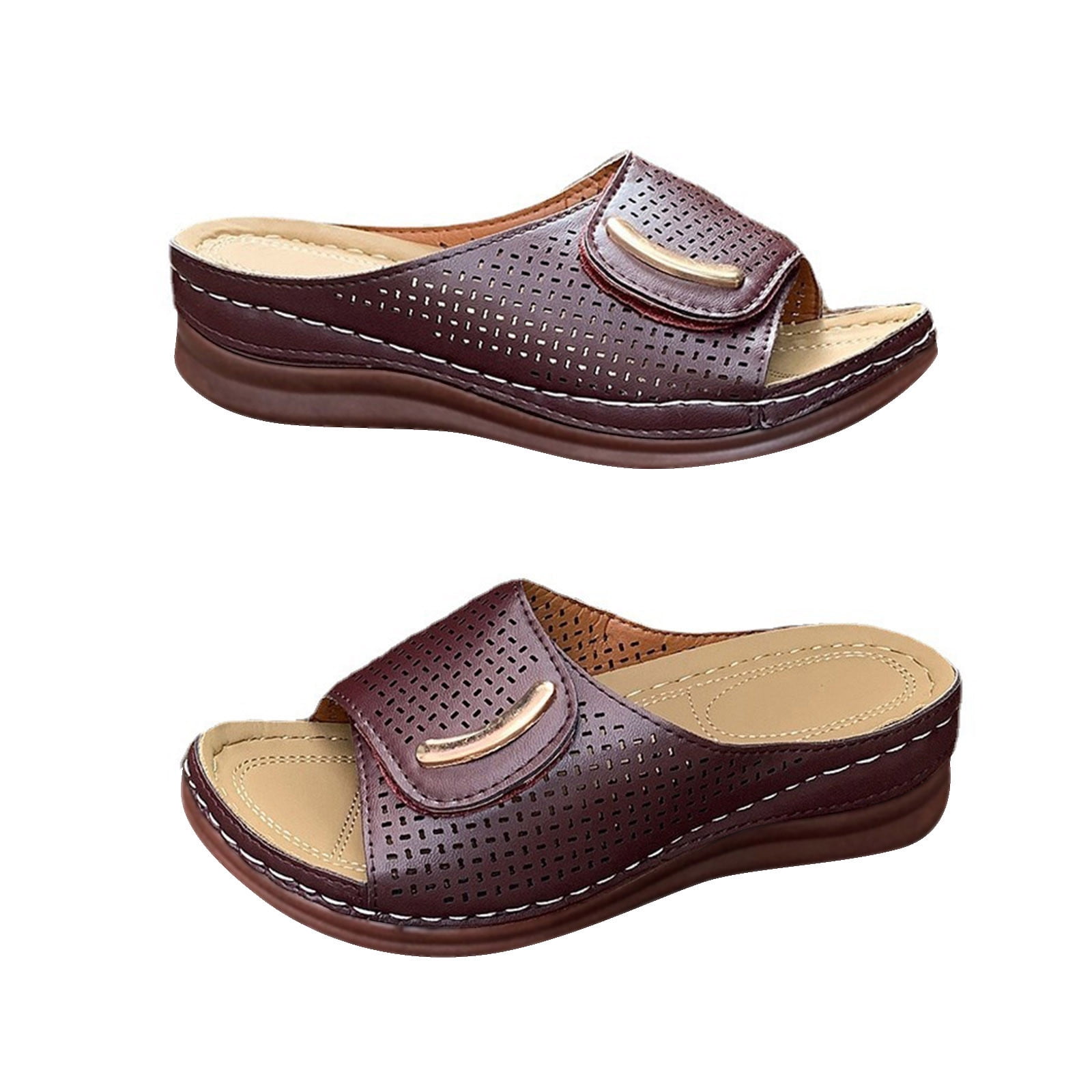 Women's Arch Support Sandals - Adjustable Straps & Orthotic Comfort For All-Day Walking 4 thumbnail image