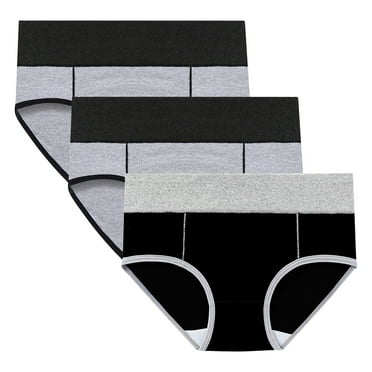 snilers Plus Size Panties for Women Menstrual Period High Waist Underwear Leak Proof Comfy Briefs M-5XL 3 Pack