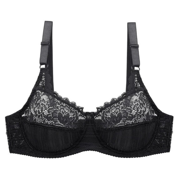 snilers Push Up Bras for Women Underwire Full Support Lace Everyday Bras Comfort Breathable Soft Daily Underwear for Sport Yoga