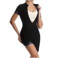 thumbnail image 1 of snilers Sauna Suit For Women Weight Loss Workout Sweat Vest Waist Trainer Plus Size Shirt Gym Slimming Shapewear Full Body XL, 1 of 7
