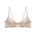 thumbnail image 1 of snilers Seamless Bra for Women Lace Underwire Lightweight Push Up Bras Full Coverage Large Bust Everyday Bras, 1 of 3