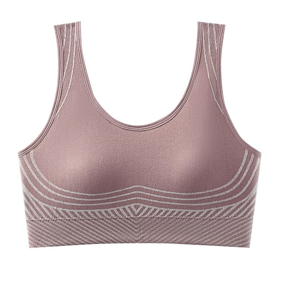 snilers Sports Bras for Women No Underwire Full Coverage Yoga Bras Wireless Supportive Bras Seamless Padded Everyday Bralettes